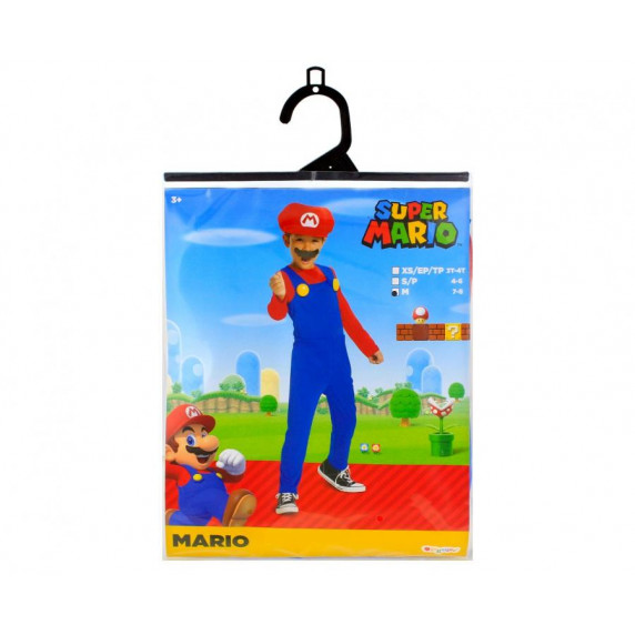 Gyerek jelmez Super Mario GoDan - méret 7-8 év