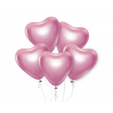 Léggömb, lufi készlet 6 darab GoDan - Beauty&Charm Platinum light pink hearts Előnézet
