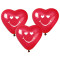 Léggömb, lufi készlet 3 darab GoDan - Piros szívecske smile