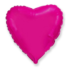 Léggömb, lufi 1 darab GoDan - Szív formájú sötét rózsaszín Előnézet