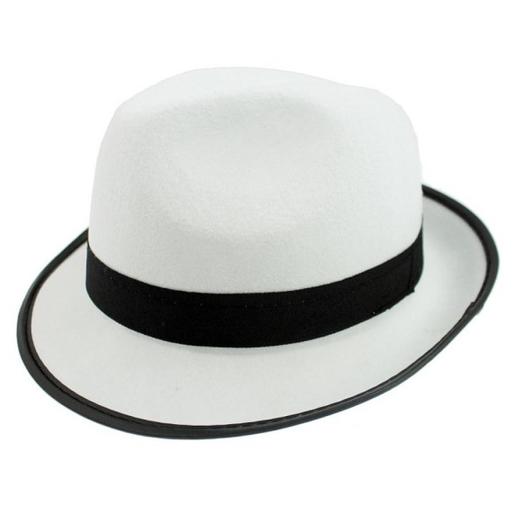 Gengszter kalap jelmez kiegészítő GoDan - Fehér