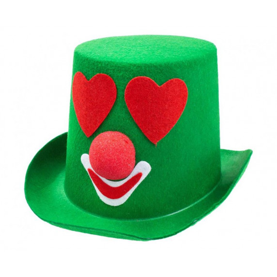 Bohóc kalap, jelmez kiegészítő GoDan - Zöld bohóc