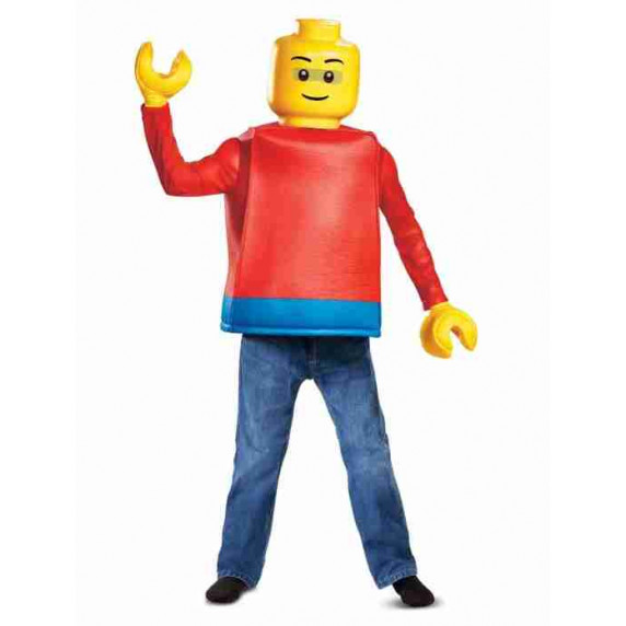 Gyerek jelmez LEGO figura GoDan - méret 7-8 év