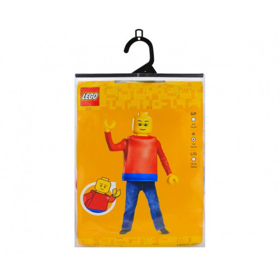 Gyerek jelmez LEGO figura GoDan - méret 7-8 év