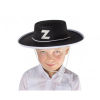 Gyerek Zorro kalap - fekete - GoDan  
