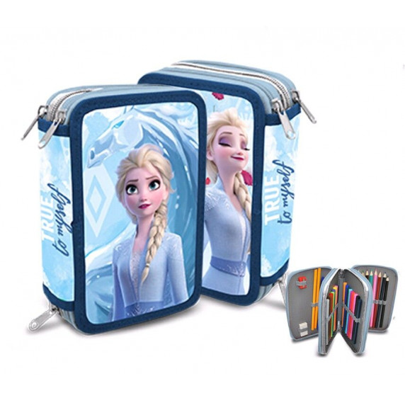 Kids Licensing Jégvarázs Frozen iskolai szett 2020 TRUE - hátizsák, tolltartó