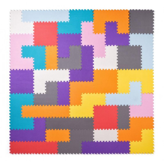 Habszivacs szőnyeg puzzle PLASTICA Tetris