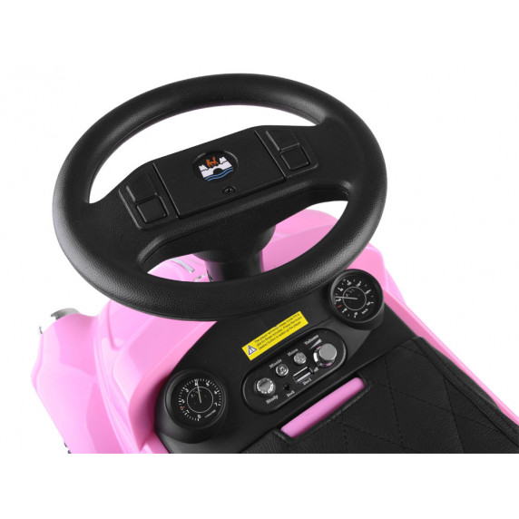 Lábbal hajtós gyermekjármű Inlea4Fun Volkswagen Beetle - Rózsaszín