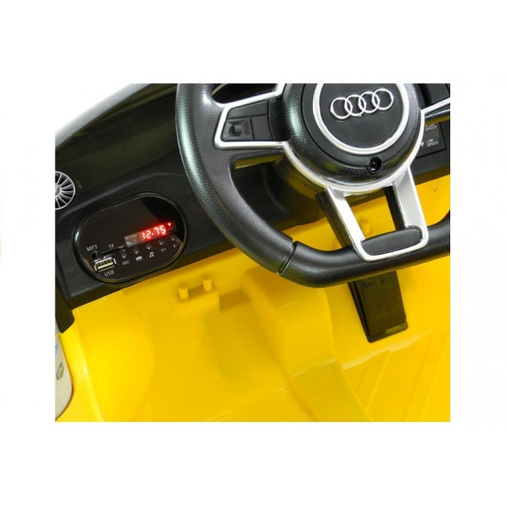 AUDI Quatro TT RS EVA elektromos kisautó - sárga