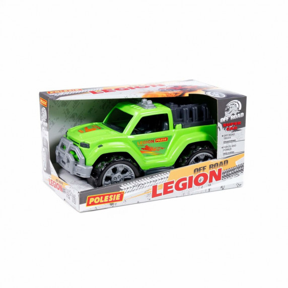 Nagy terepjáró játékautó POLESIE Legion Green 89083 - zöld