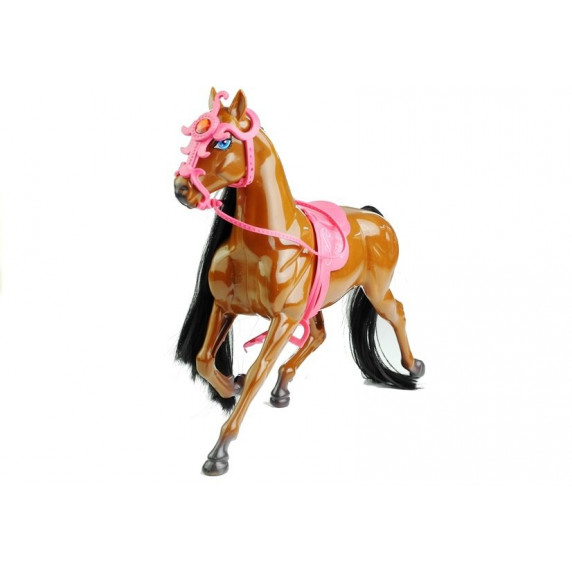 Zsoké baba barna lóval és kiegészítőkkel Inlea4Fun HORSES FAMILY 