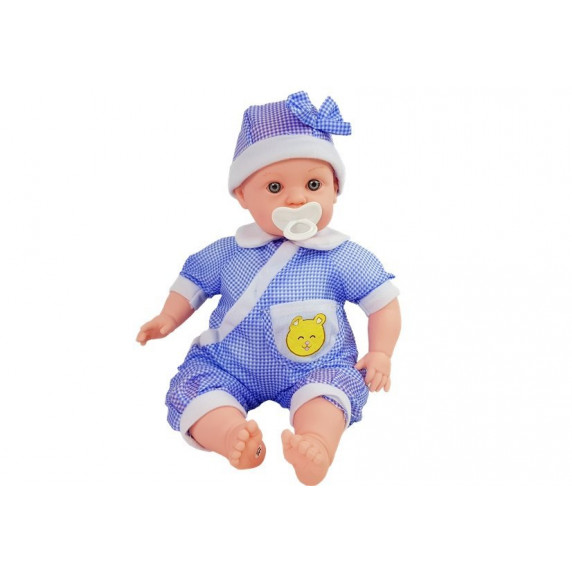 Játék baba 45 cm Inlea4Fun BABY KID - kék