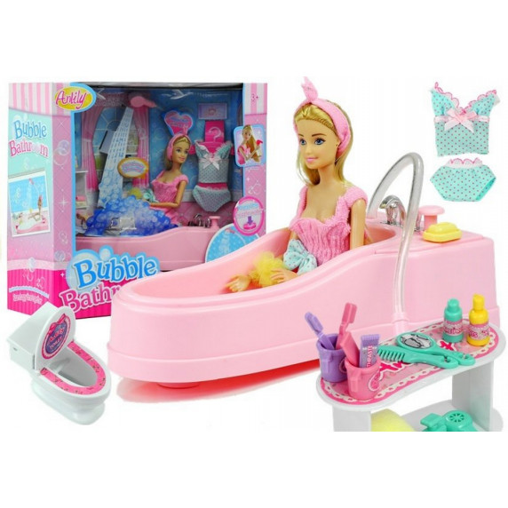 Fürdőszoba szett játékbabáknak Inlea4Fun 