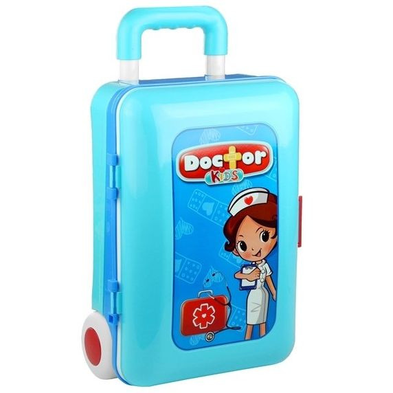 Orvosi játékszett gurulós bőröndben Inlea4Fun Doctor 