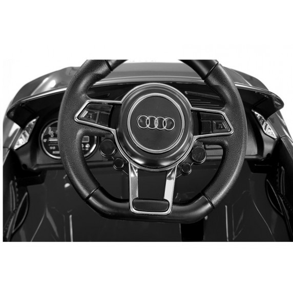 Elektromos kisautó AUDI R8 Spyder - Fekete