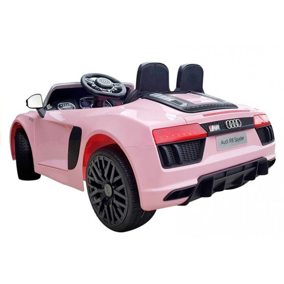 Elektromos kisautó AUDI R8 Spyder - Rózsaszín
