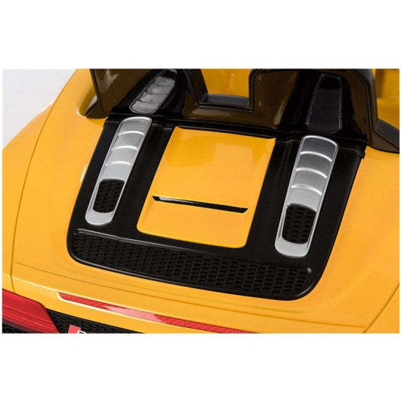 Elektromos kisautó AUDI R8 Spyder - Sárga