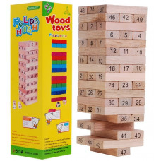 Jenga fa torony társasjáték Inlea4Fun Wood Toys  Előnézet