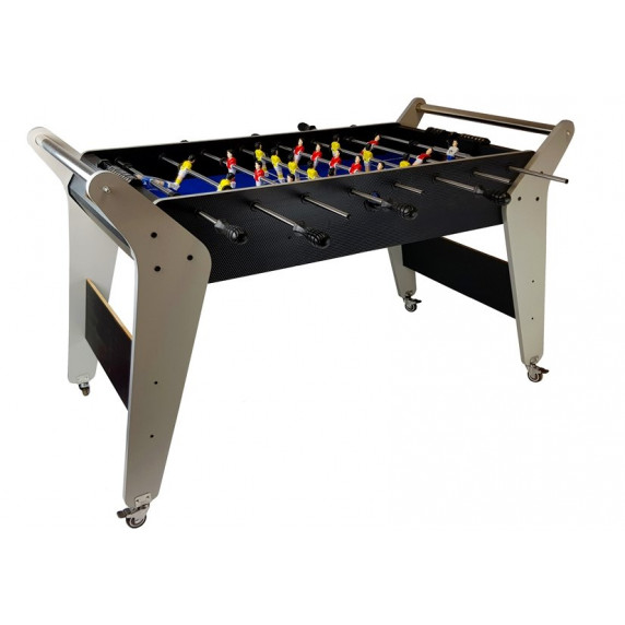 Asztali foci csocsó asztal Inlea4fun 123x60x75 cm - szürke