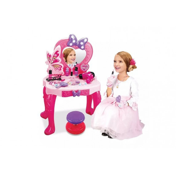 Szépítkező asztal Inlea4Fun Little princess V95808 - pillangó
