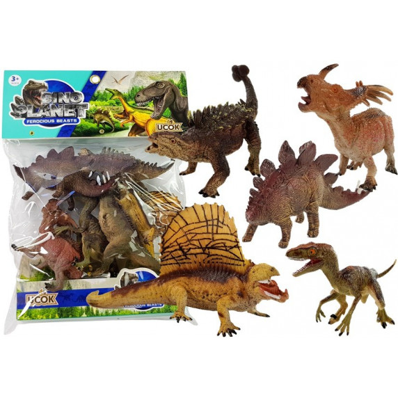 Dinoszaurusz figura szett 5 darab Inlea4Fun DINO PLANET 
