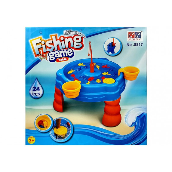Vizes horgász asztal Inlea4Fun FISHING GAME 24 darabos NO.8817