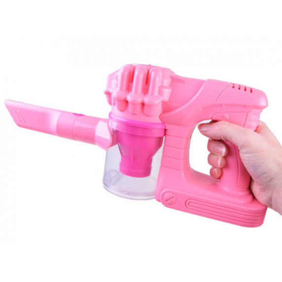 Vezeték nélküli játék porszívó Inlea4Fun CLEANING SET- rózsaszín