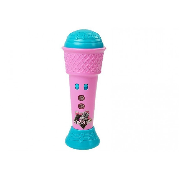Játék karaoke mikrofon Inlea4Fun DELIGHT SOUNDS - rózsaszín
