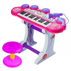 Elektronikus játék zongora Inlea4Fun LET THE CHILD - rózsaszín Előnézet