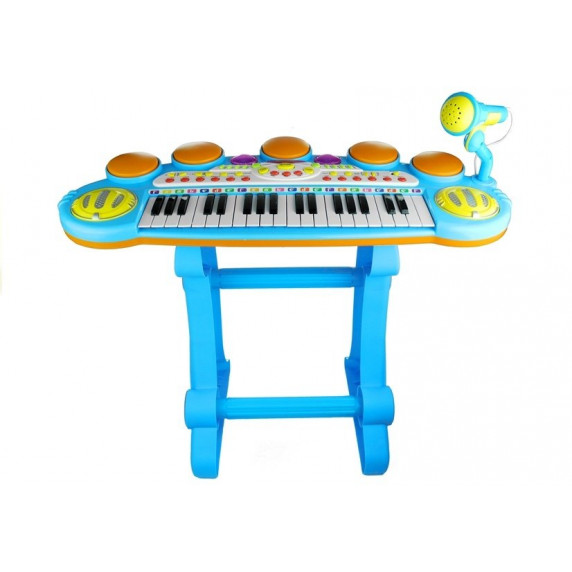 Elektronikus játék zongora Inlea4Fun LET THE CHILD - kék