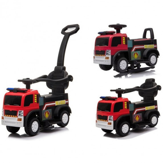 Tűzoltó gyerekjármű és elektromos kisautó Inlea4Fun JC008 - Piros