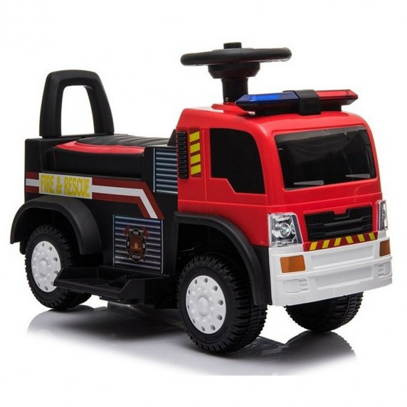 Tűzoltó gyerekjármű és elektromos kisautó Inlea4Fun JC008 - Piros