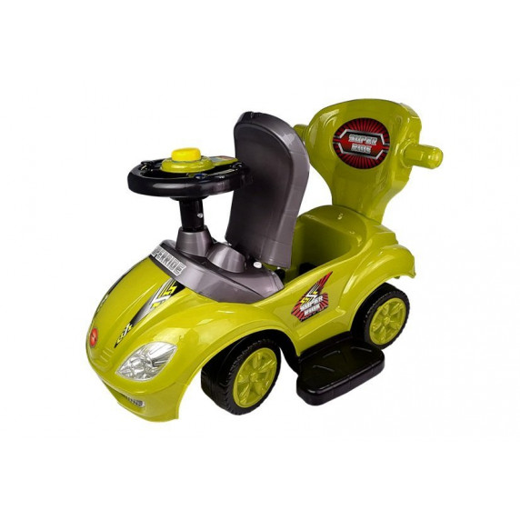 Lábbal hajtós gyermekjármű Inlea4Fun Super Ride 3 az 1-ben - sárga