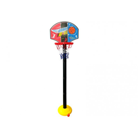 Kosárlabda palánk labdával és pumpával Inlea4Fun SUPER SPORT SET BASKETBALL 