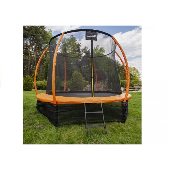 Trambulin belső védőhálóval 500 cm LEAN SPORT BEST 16 ft - Narancssárga
