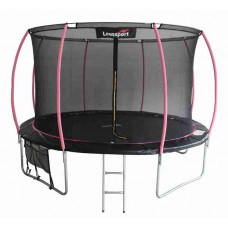 Trambulin belső védőhálóval 500 cm LEAN SPORT MAX 16 ft - Fekete/rózsaszín Előnézet