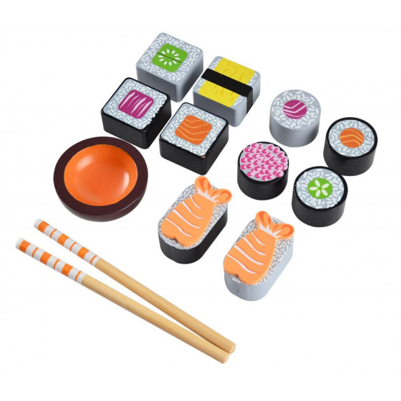 Fa játék élelmiszer Sushi készlet MAGNI