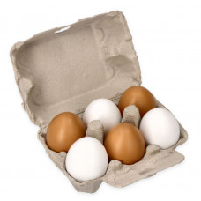 Fa játék élelmiszer tojás 6 darab LELIN Előnézet
