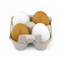 Fa játék élelmiszer tojás 4 darab LELIN 