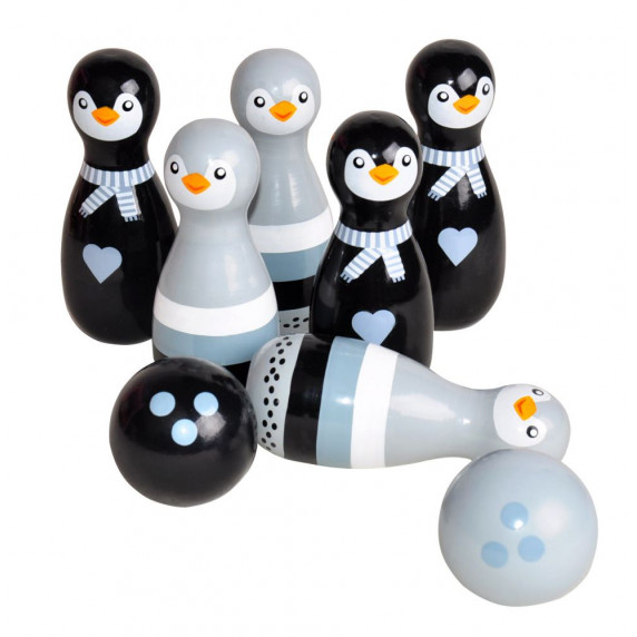 Fa pingvines bowling teke készlet Magni  