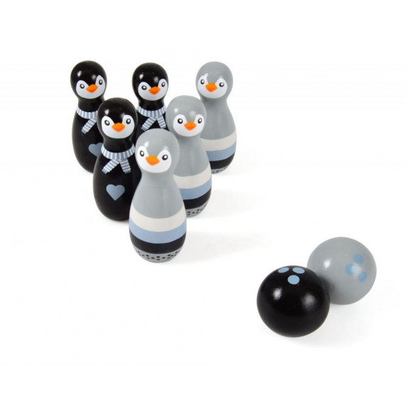 Fa pingvines bowling teke készlet Magni  