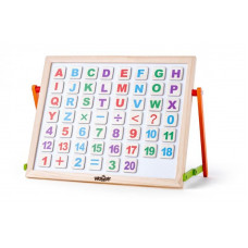 Asztali mágnes tábla betűkkel és számokkal Woodyland Előnézet