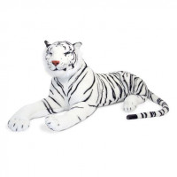 Plüss fehér tigris fekvő Melissa&Doug WHITE TIGER GIANT STUFFED ANIMAL 