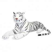 Plüss fehér tigris fekvő Melissa&Doug WHITE TIGER GIANT STUFFED ANIMAL Előnézet