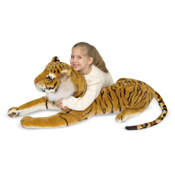 Plüss tigris fekvő Melissa&Doug TIGER GIANT STUFFED ANIMAL