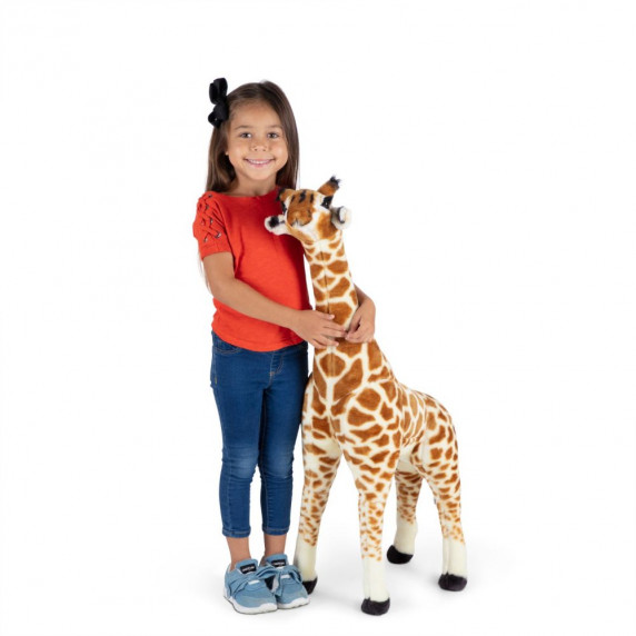 Plüss zsiráf álló 90 cm Melissa  &Doug STANDING BABY GIRAFFE