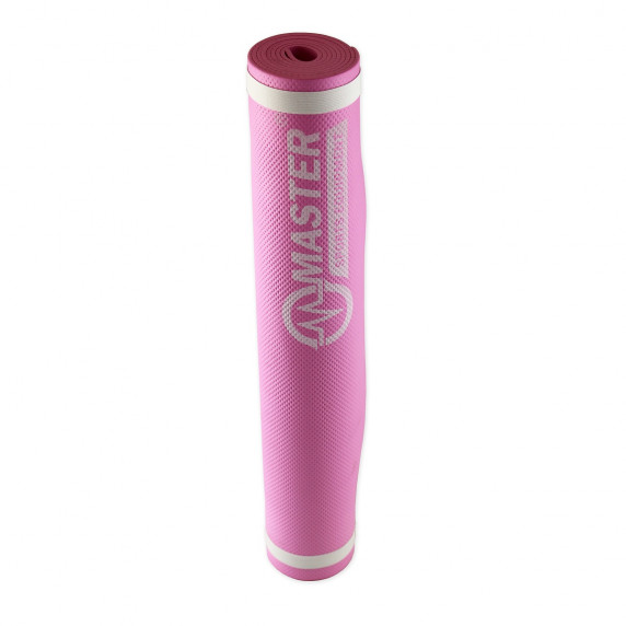 Jógamatrac 4 mm 173x60 cm MASTER Yoga EVA - rózsaszín