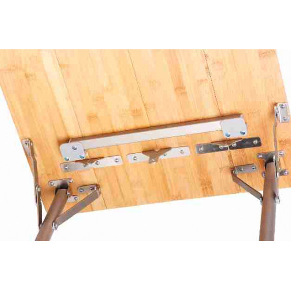 Kemping asztal KKING CAMP Bamboo 65x50 cm