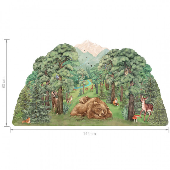 Falmatrica FOREST 114x80 cm - Erdei világ