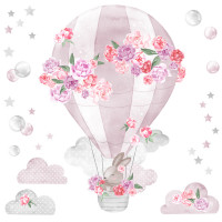 Falmatrica SECRET GARDEN Hot Air Balloon - Léggömb rózsaszín 
